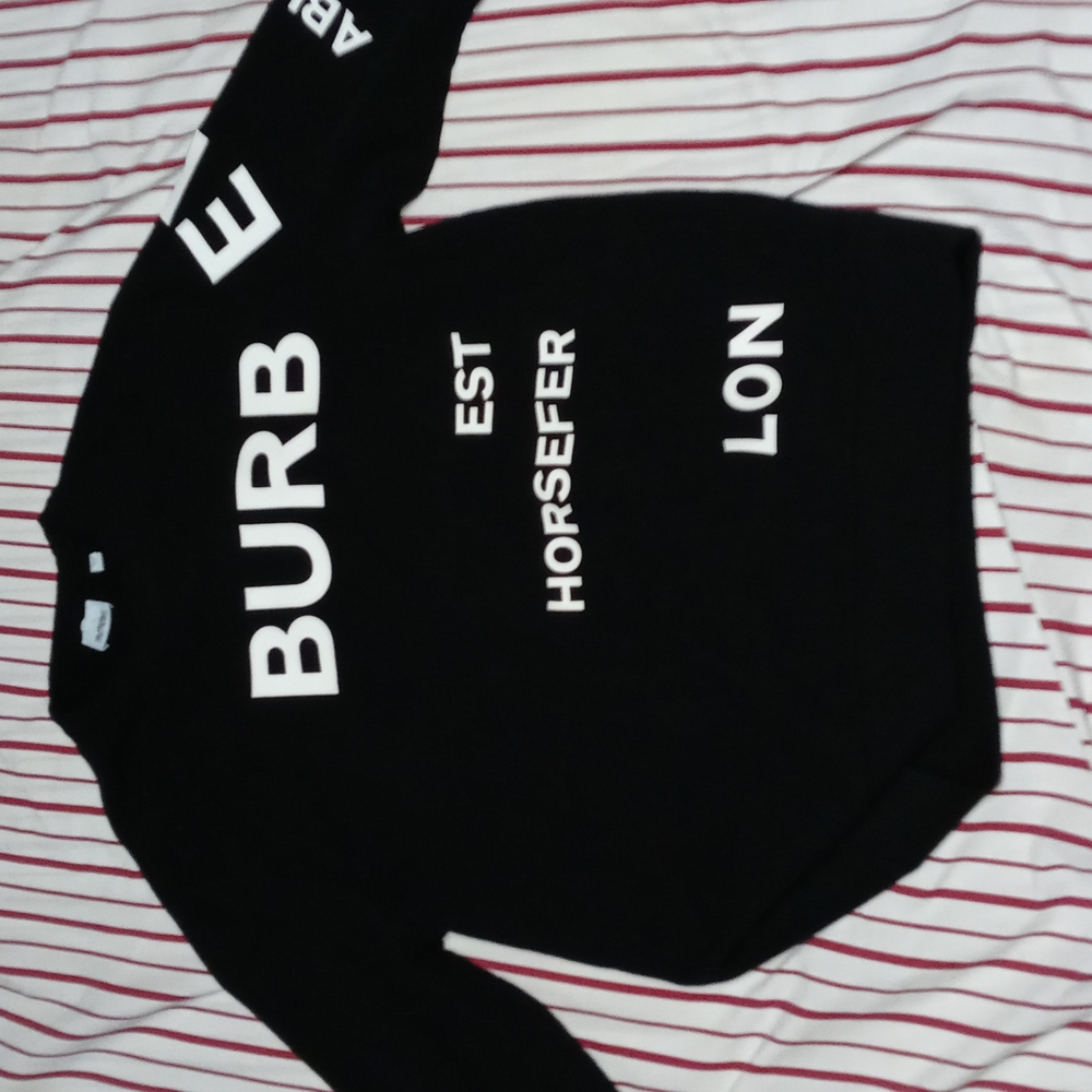 Burberry Crewneck Sweatshirt black